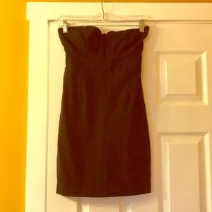 lulu’s black mini dress